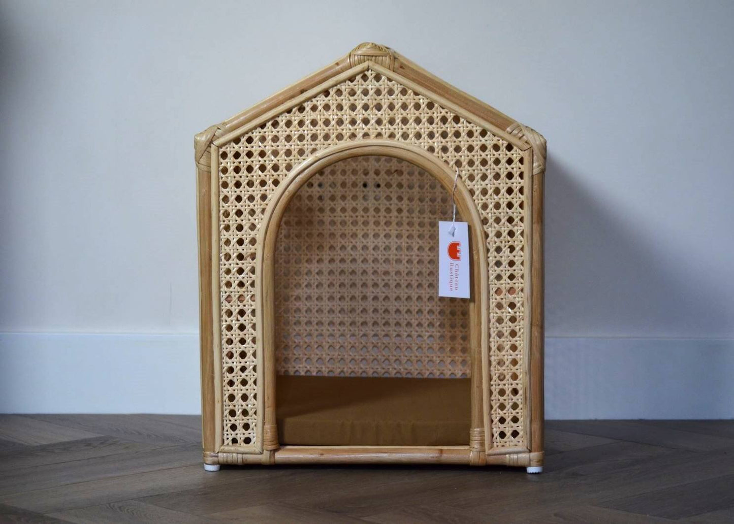 Katten_en_honden_verblijf_van_Rotan_inclusief_matras_Chateau_Rustique