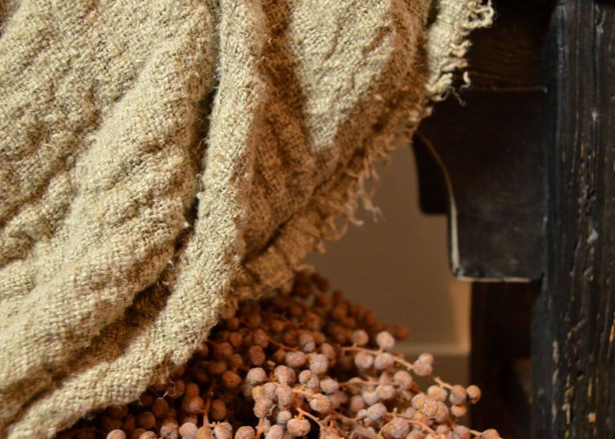 Chippy linnen plaid 95x145