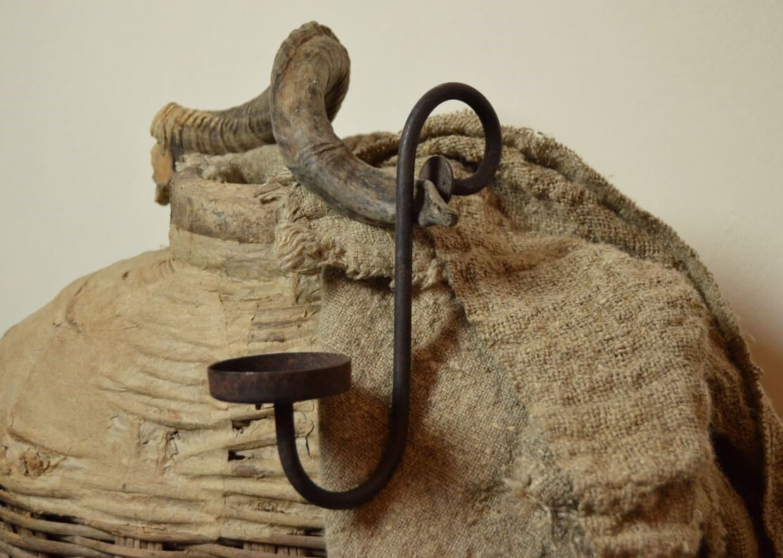 Ijzeren glashaak voor waxinelichtje M