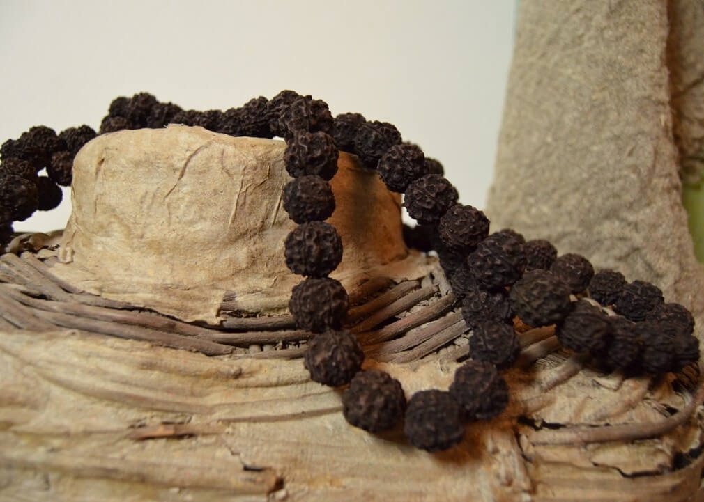 Kralenketting Rudraksha