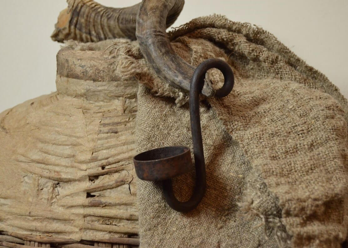 Ijzeren glashaak voor waxinelichtje S