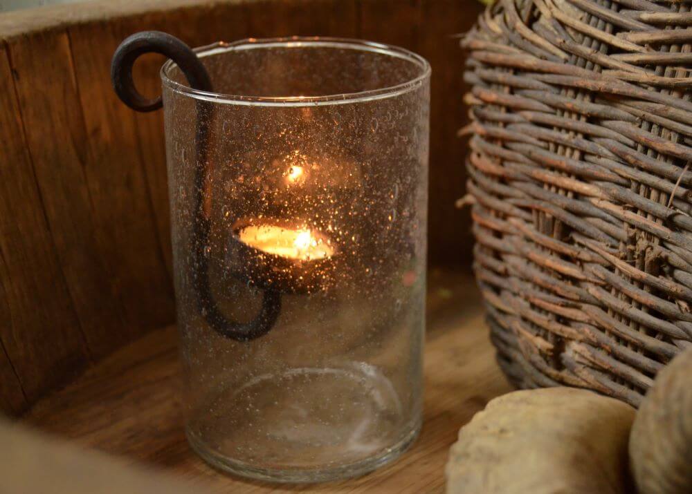 Windlicht bubbles 10x10x15