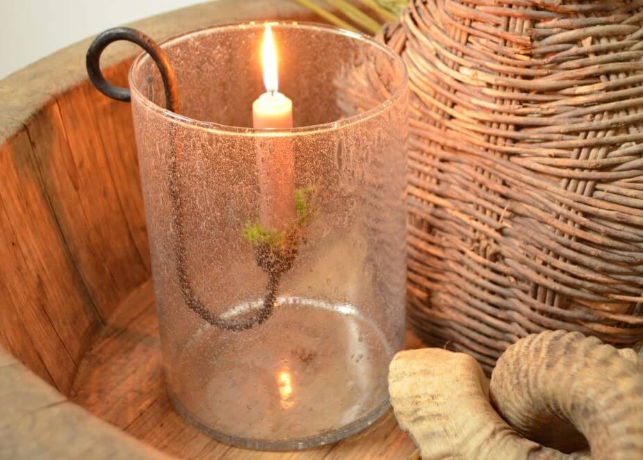 Windlicht bubbles 15x15x20