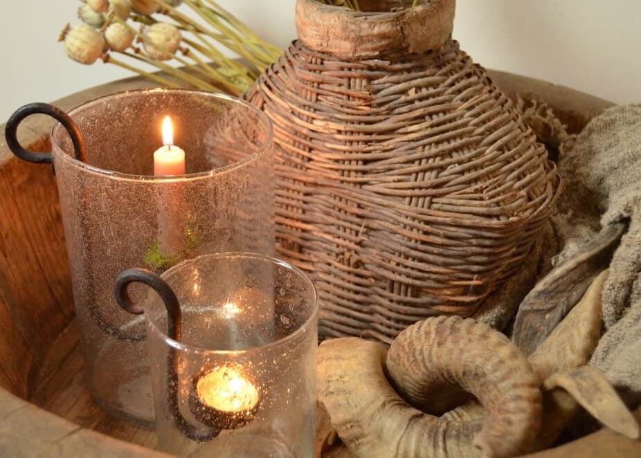 Windlicht bubbles 10x10x15